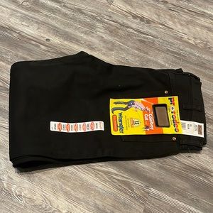 Wrangler Men's Straight Black Jeans